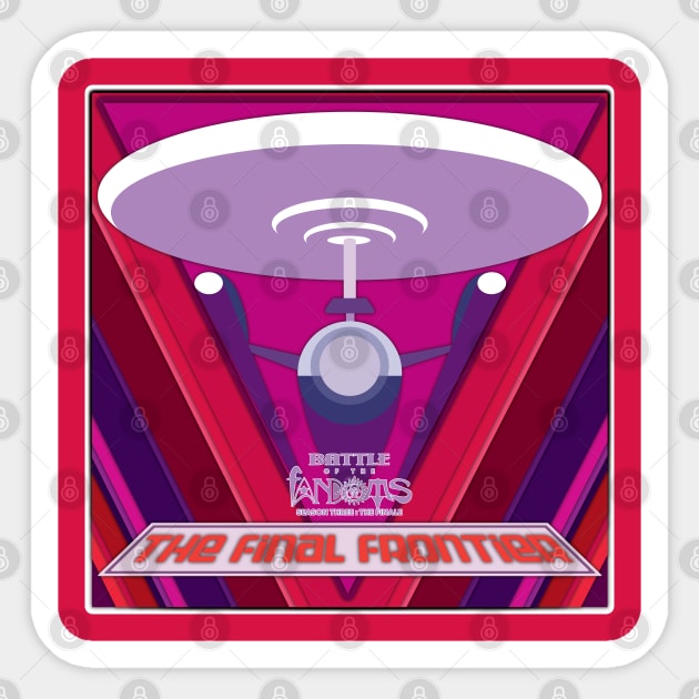 The Final Frontier Sticker by Fanthropy Running Clubs